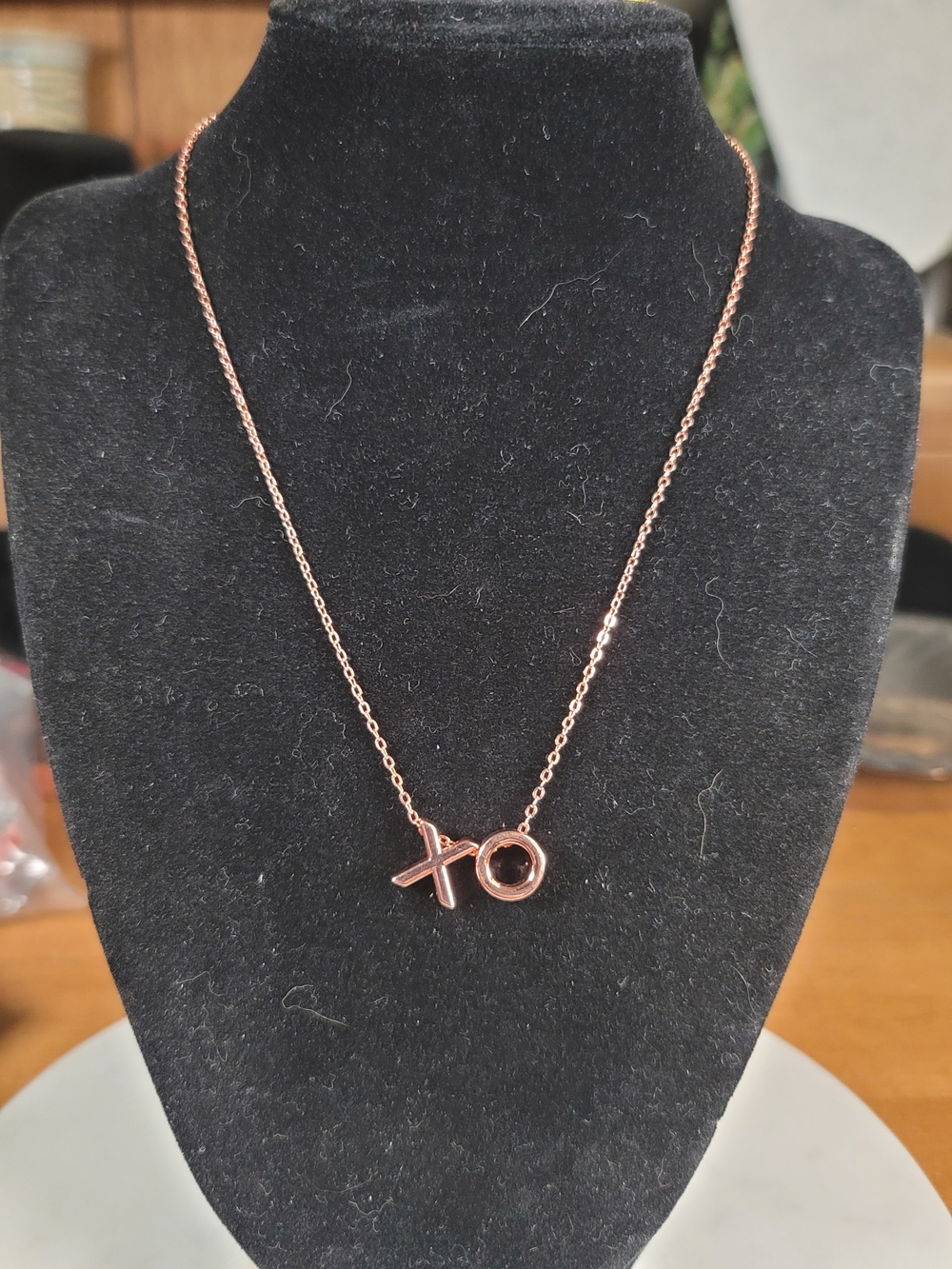 paparazzi Copper XO Pendant Necklace Set